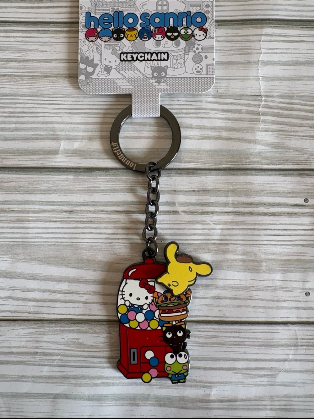 ❤️LF Sanrio Hello Kitty Gumball Machine Keychain